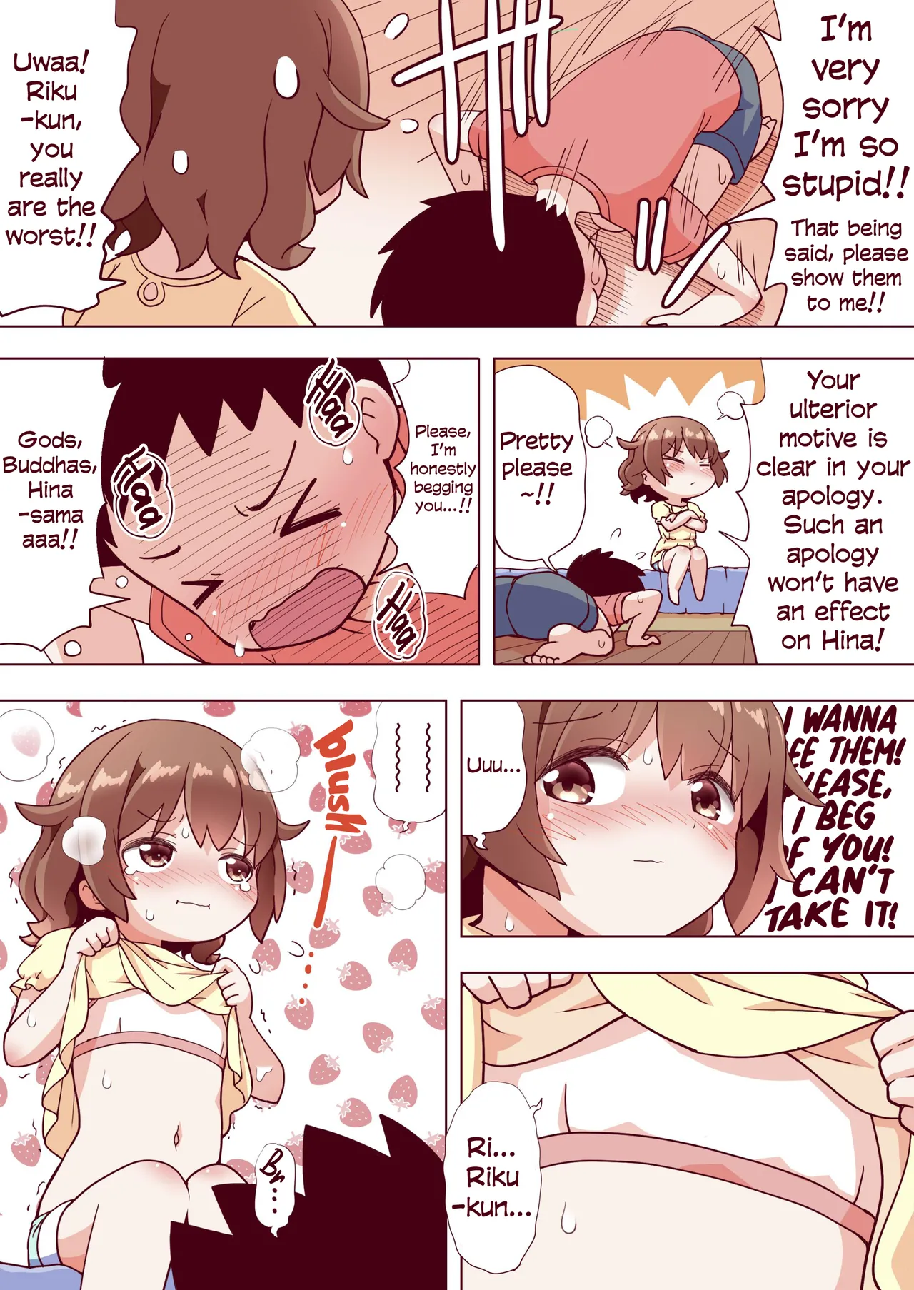 Osananajimi no Hajimete no Bra o Karakatteitara | I tried making a joke about my childhood friend’s first bra, but then… page 6 full