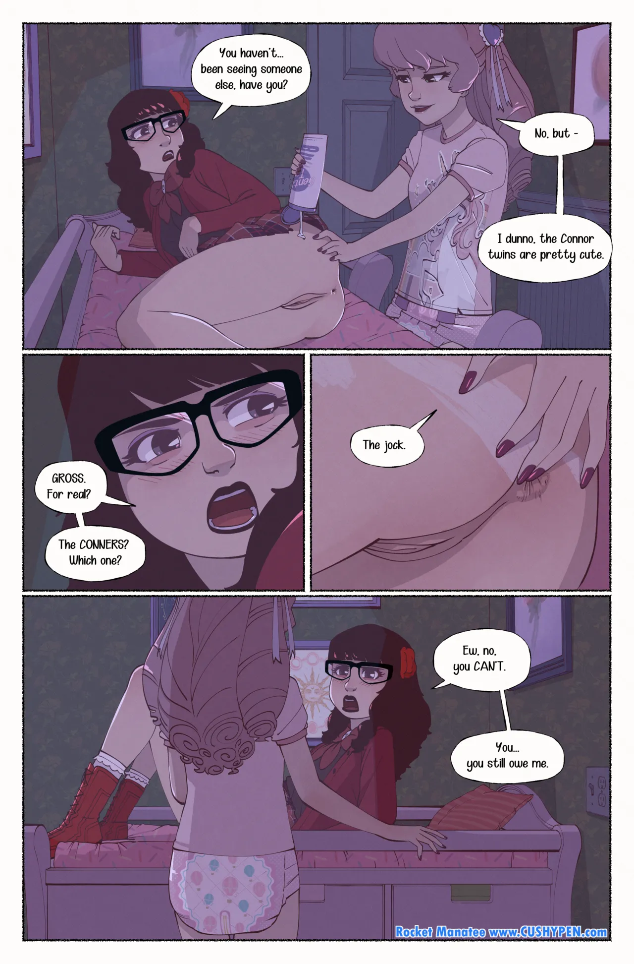 RocketManatee - Paper Hearts /  Viola, Paige and Olivia - FULL COMIC page 12 full