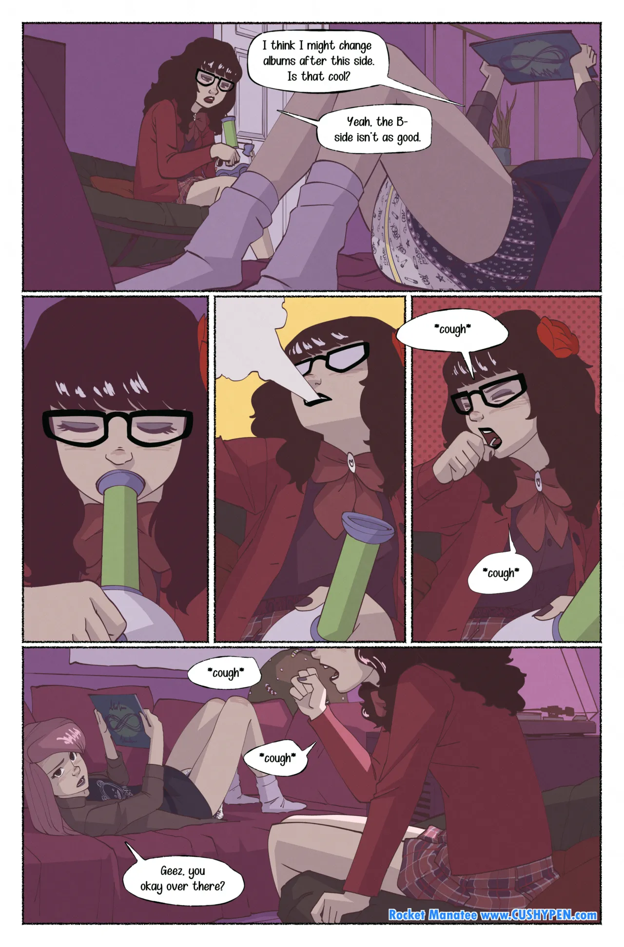 RocketManatee - Paper Hearts /  Viola, Paige and Olivia - FULL COMIC page 3 full