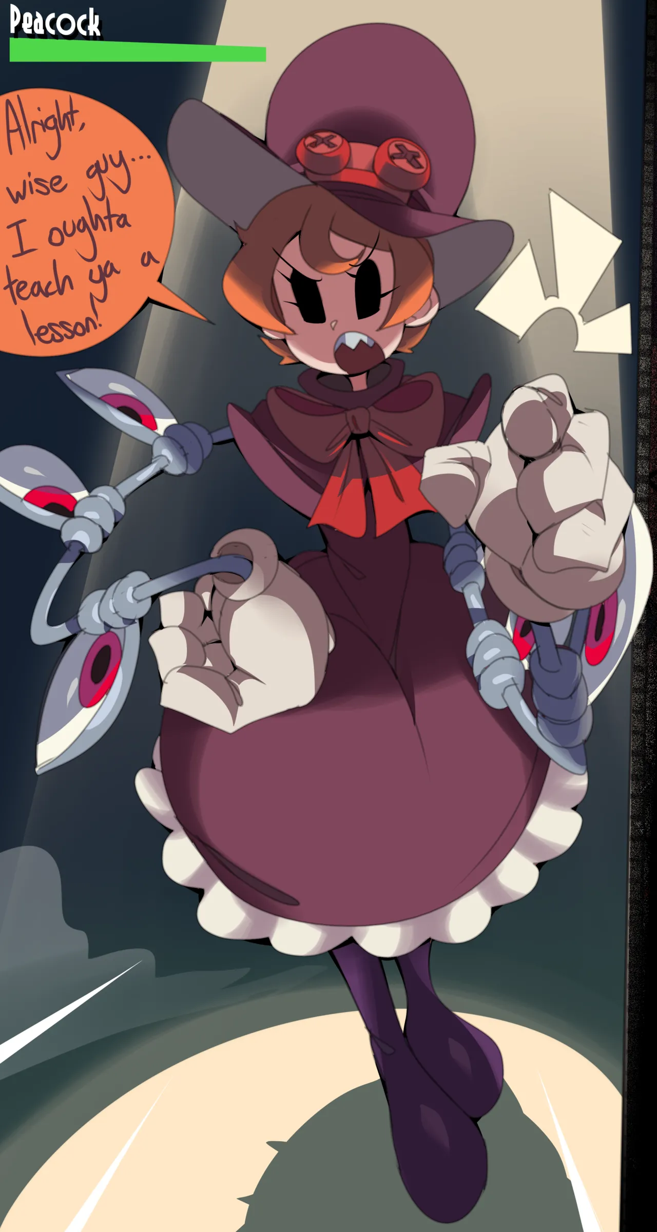 Peacock K.O. page 1 full