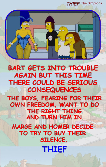 Thief / The Simpsons (ongoing) cover