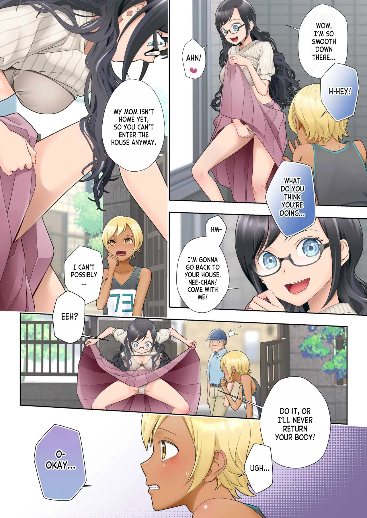Watashi swap Ore ~Kinjo no Sukebe na Itazurakko to Karada o Irekaerareta Watashi~ page 7 full