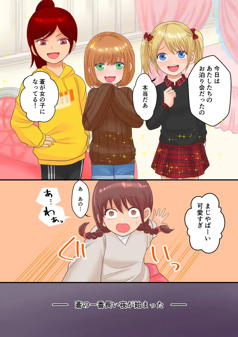 Toaru TS Musume, Joshi o Tomari-kai de Iroiro Sareru Ohanashi page 9 full