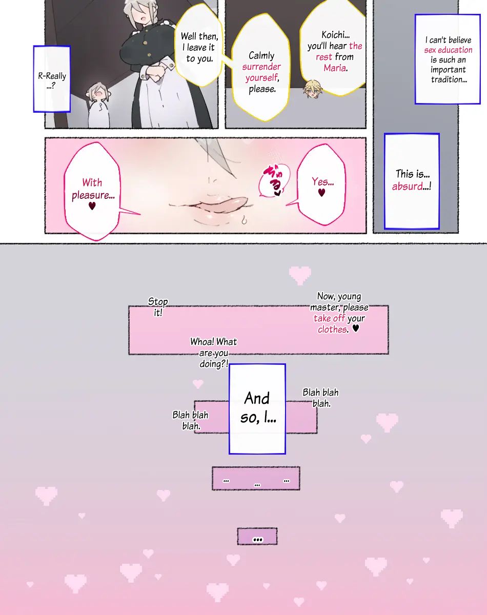 Seikyouiku no Ojikan desu yo!! Bouchama! | Young Master! It's Time for Sex Education!! page 11 full