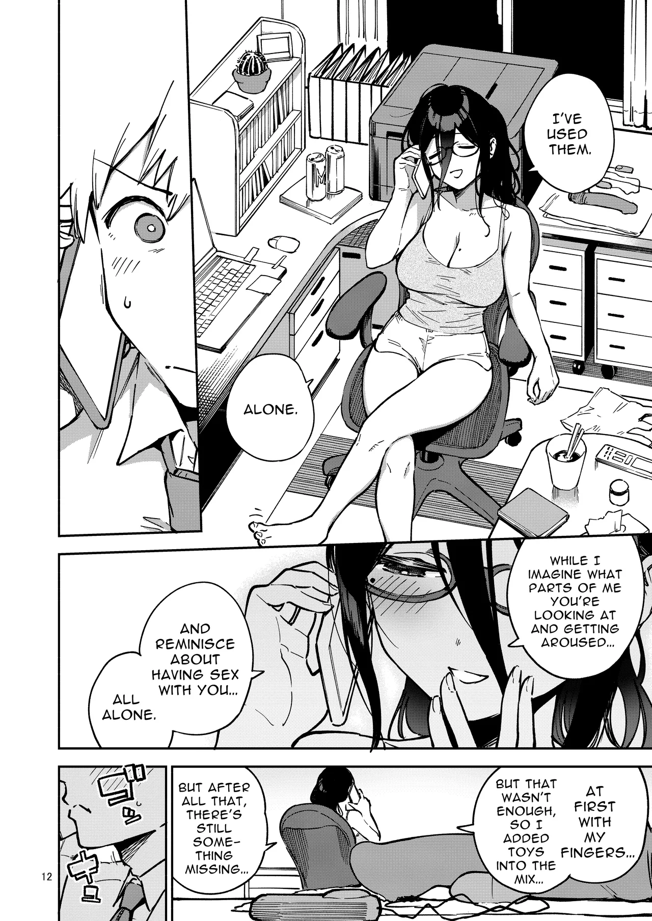 Tonari no Ayane-san Itazura Jidori to Oshioki Ecchi Hen | My Neighbor Ayane ~Teasing Selfies and Smutty Punishment~ page 12 full