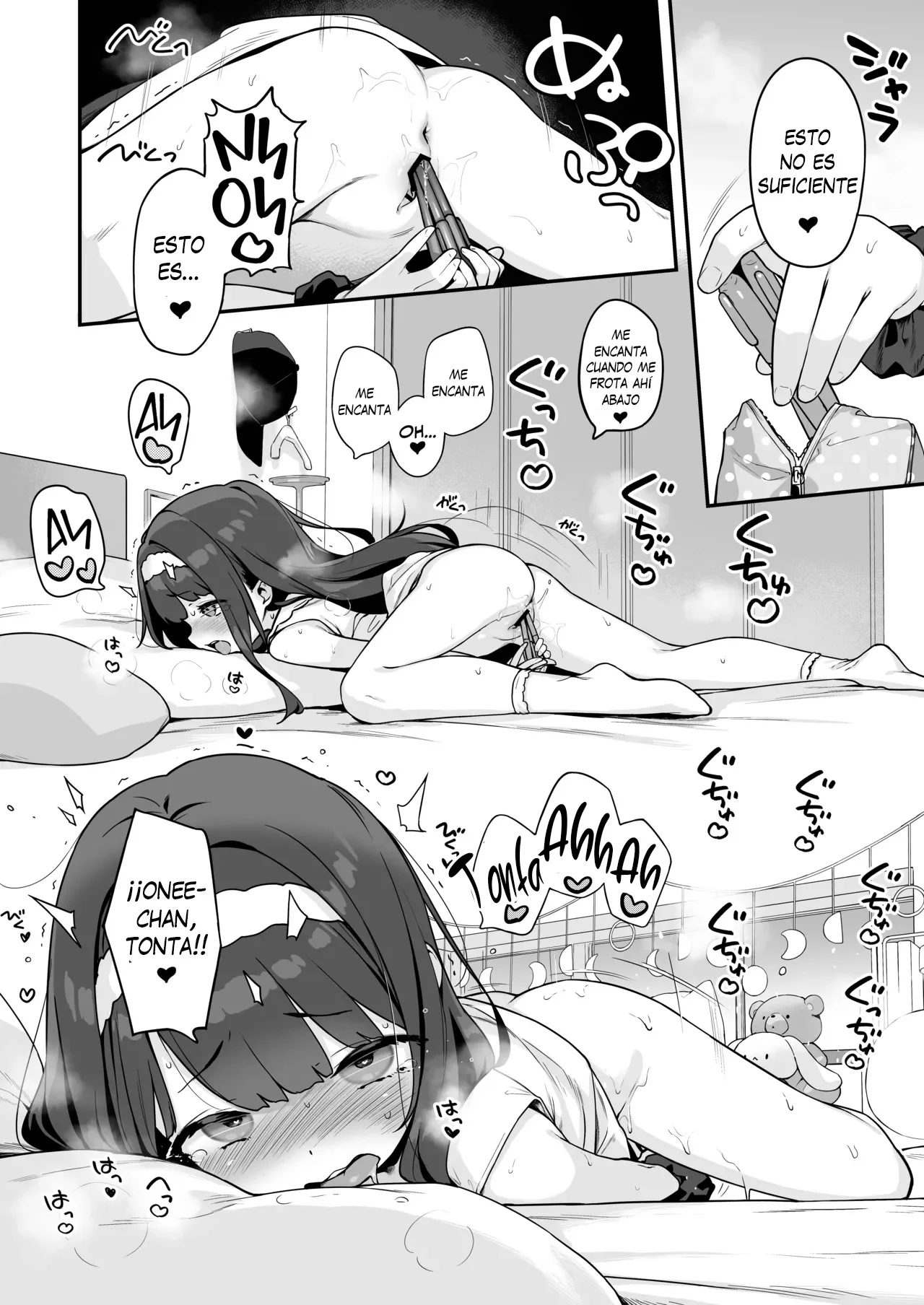 Onanie Daisuki Honoka-chan wa Katekyo Chinpo o Benkyou Shitai! | ¡La Profesional Masturbadora Honoka-chan Quiere Estudiar el Pene de su Tutor! page 12 full