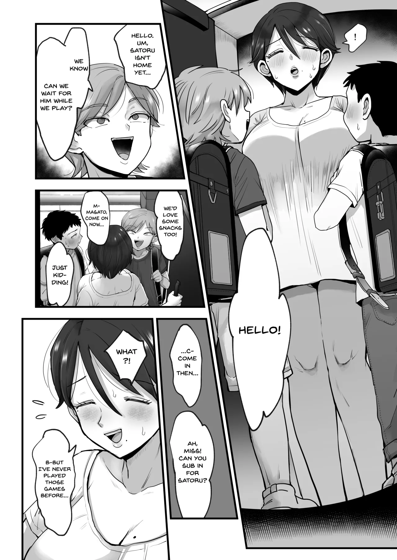 A Narrow-Eyed Gentle Big-Breasted Mama page 12 full