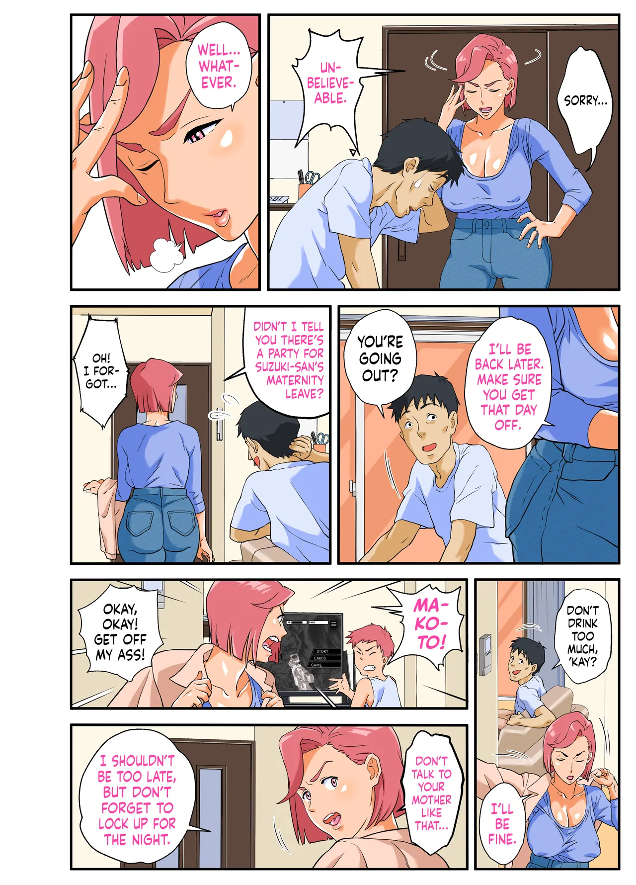 Konbini Uwaki Tsuma. | Busty, Cheating, Mini-Mart Wife. page 6 full