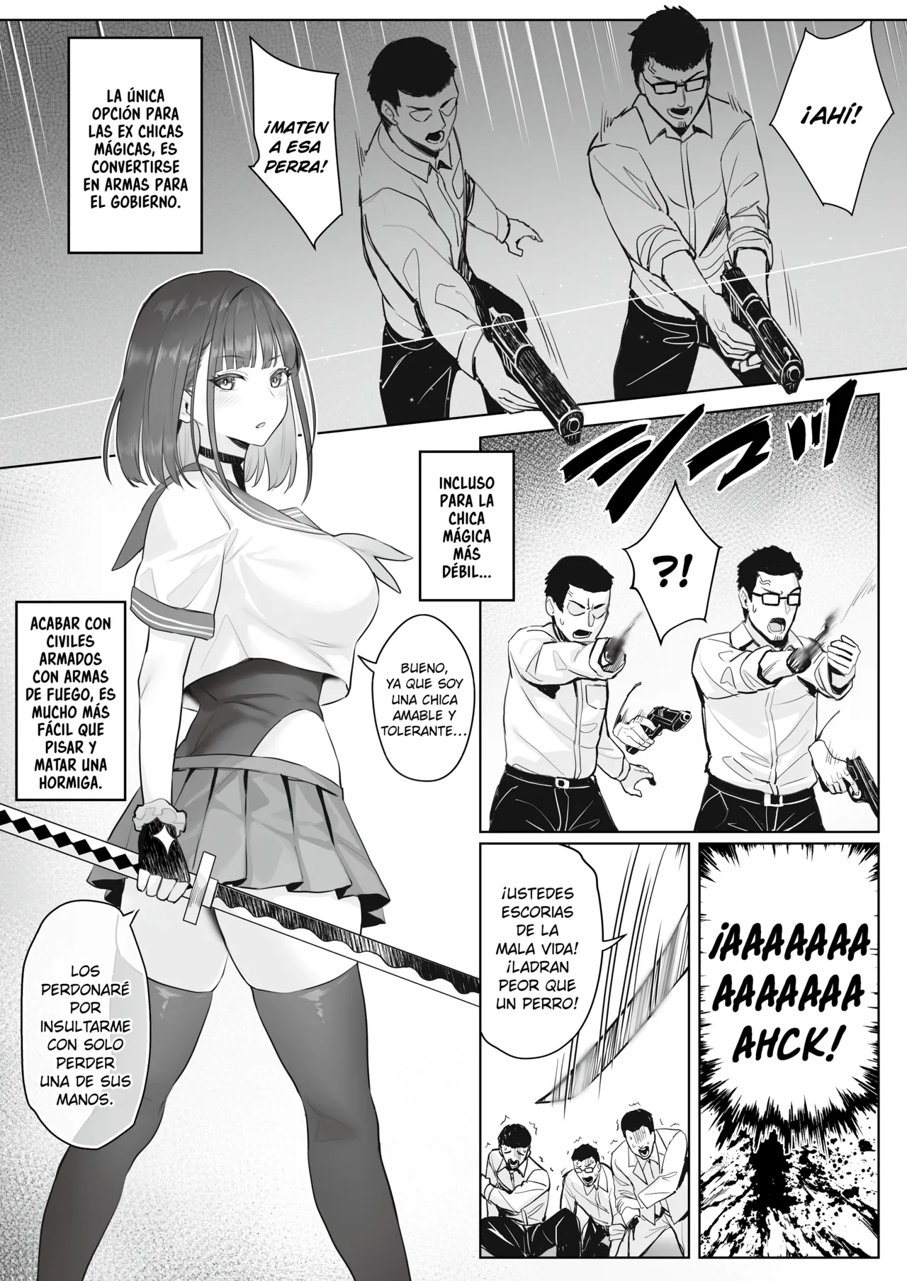 Moto Mahou Shoujo no Shigoto Hanashi Ao | El Trabajo De La Ex Chica Magica Azul page 11 full