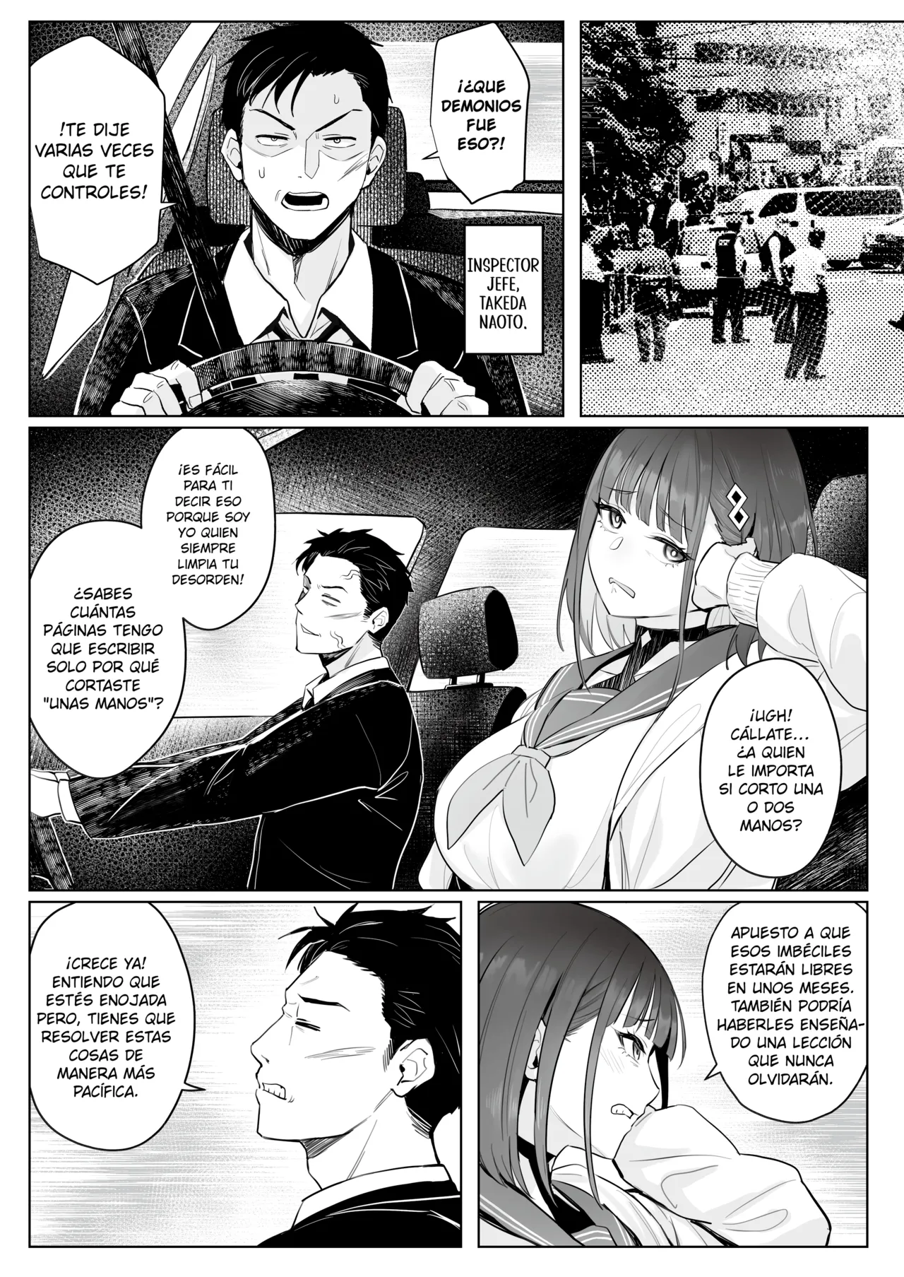 Moto Mahou Shoujo no Shigoto Hanashi Ao | El Trabajo De La Ex Chica Magica Azul page 12 full