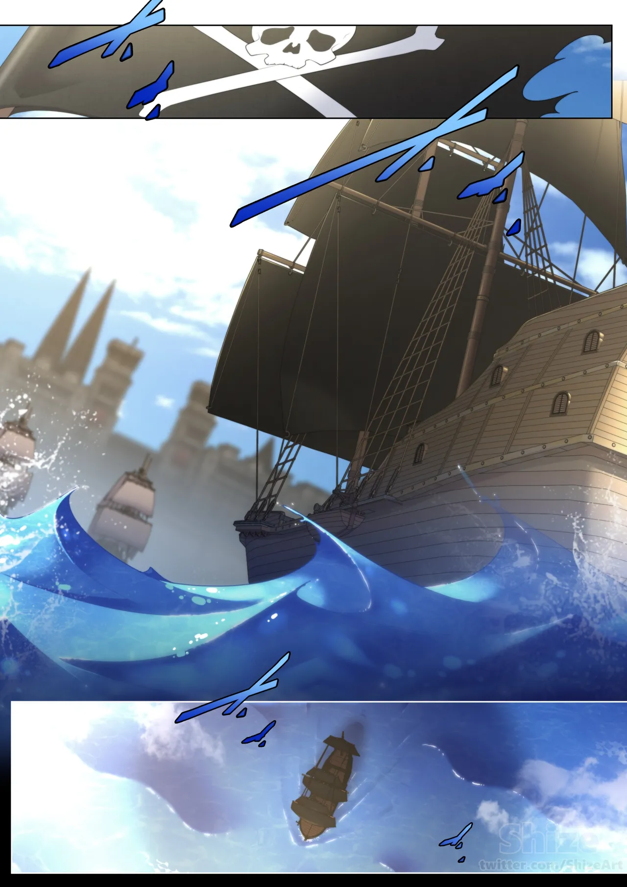 Pirate and Elf Castle Heist page 1 full