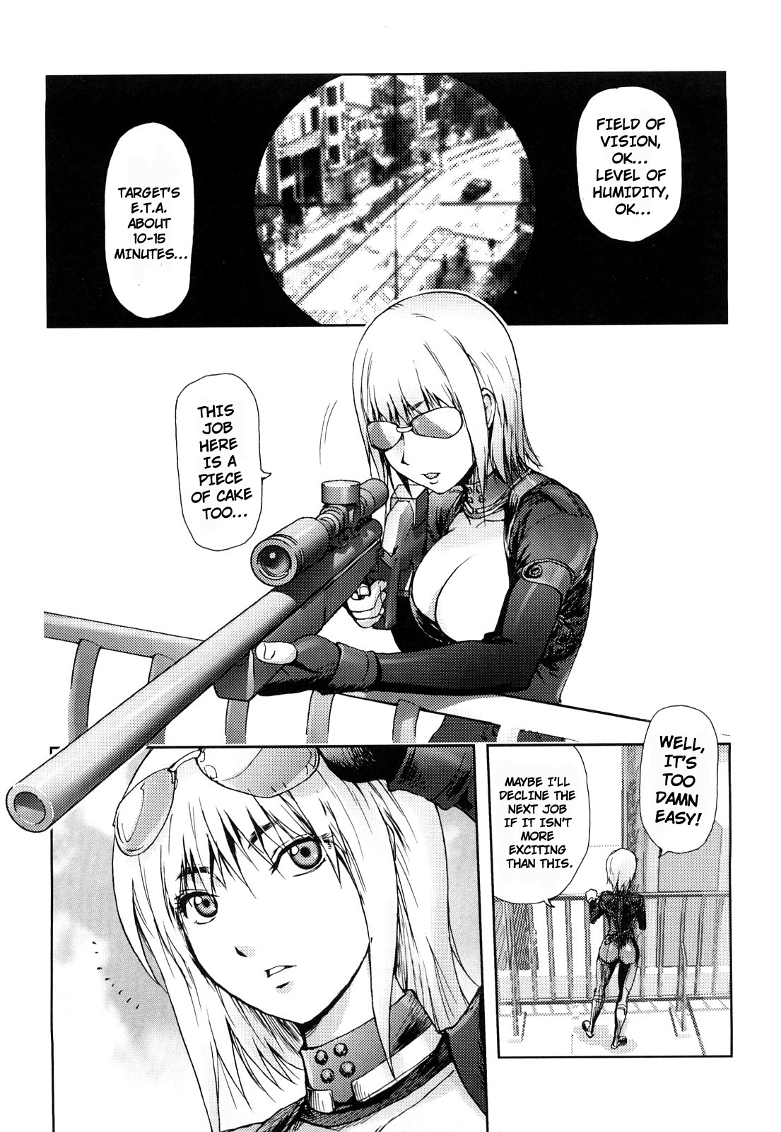 The Adventures of Suicide Man, The Woman Who Never Misses, and Hime-Chan page 7 full