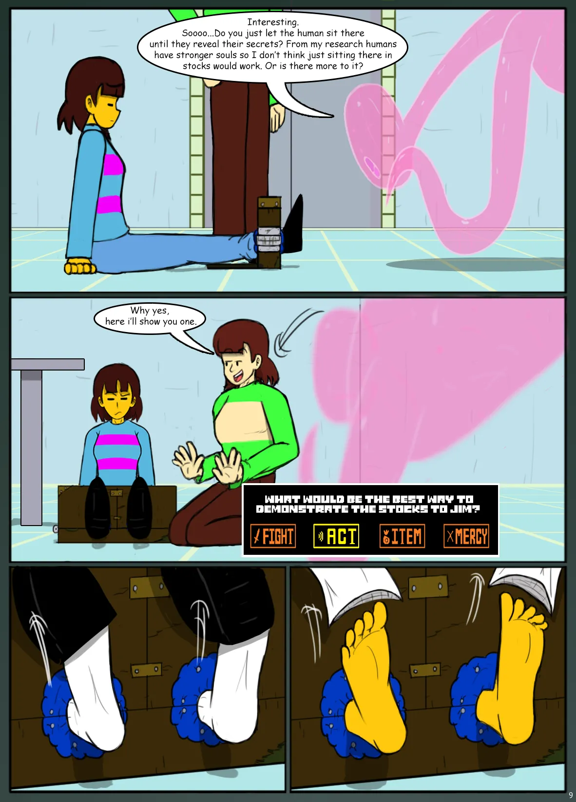 Undertale: Human Laughter page 10 full