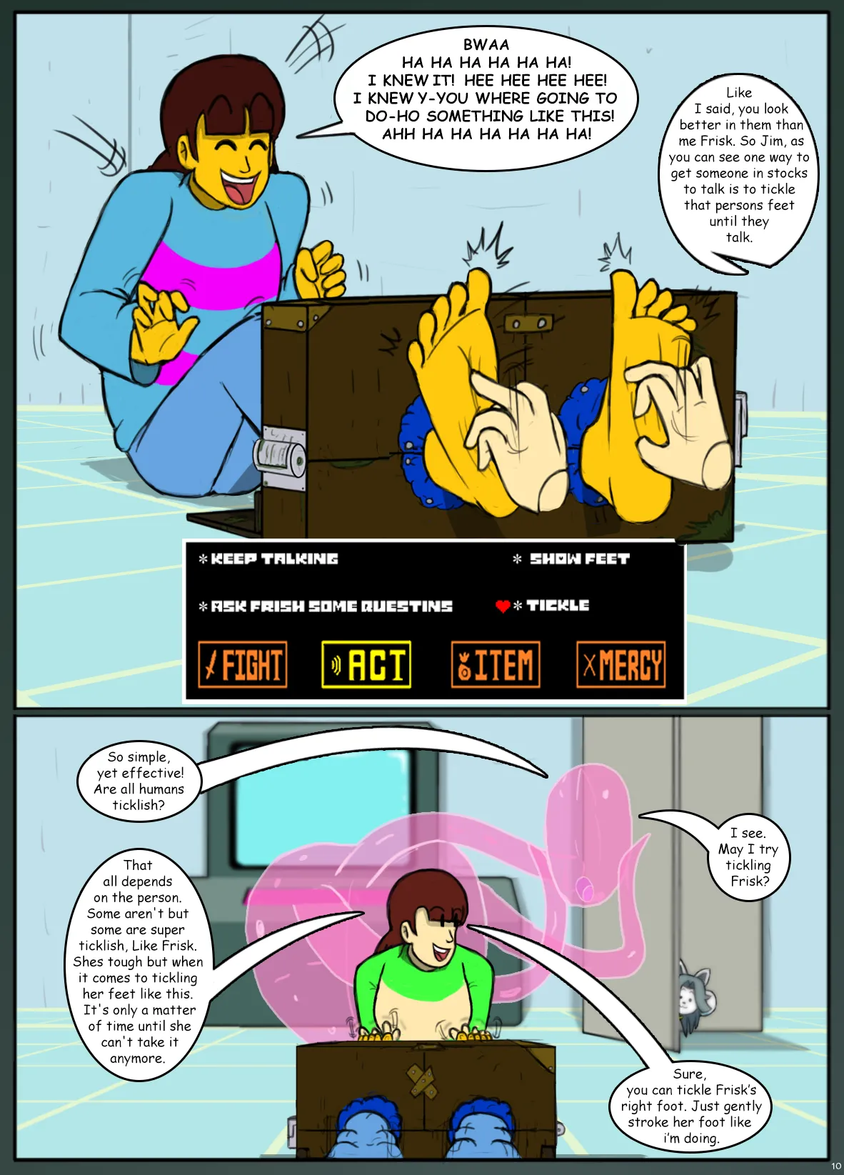 Undertale: Human Laughter page 11 full