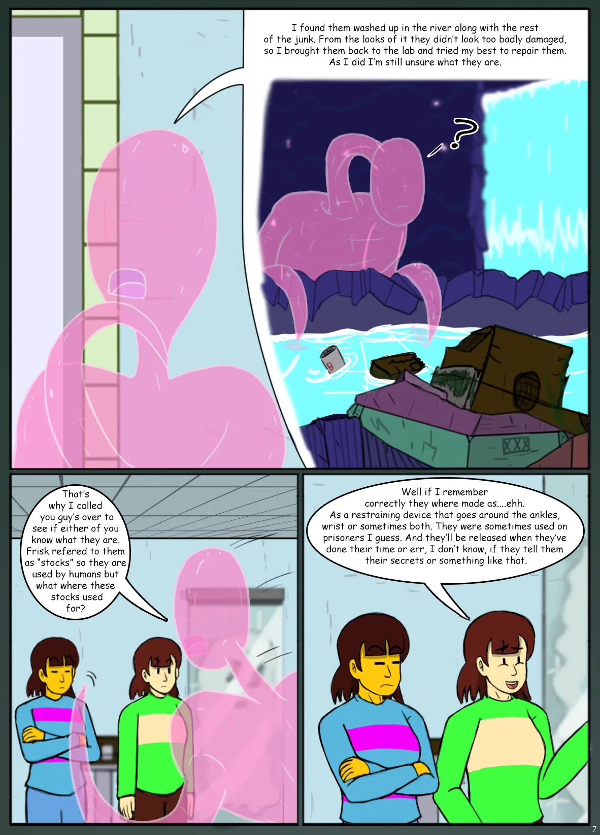 Undertale: Human Laughter page 8 full
