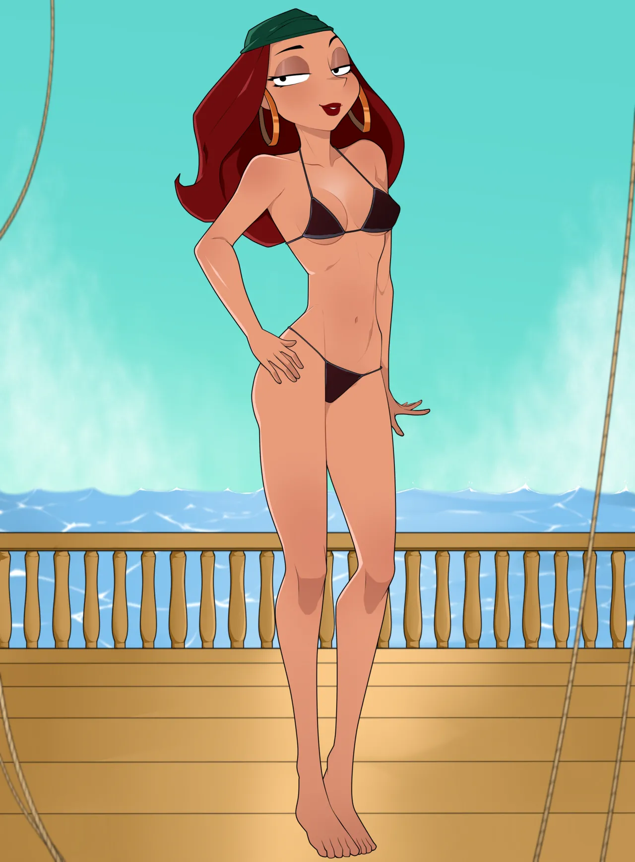 Coppertone-Cruising Claims Risky Boots and Her Pirate Pretties! page 7 full