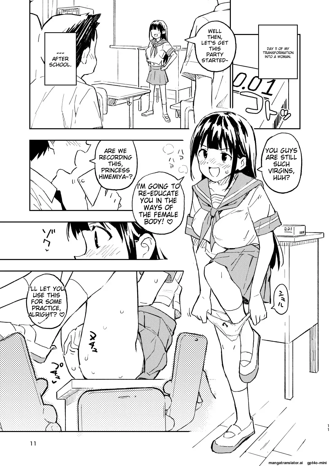 1-kagetsu Ninshin Shinakereba Otoko ni Modoreru Hanashi page 12 full