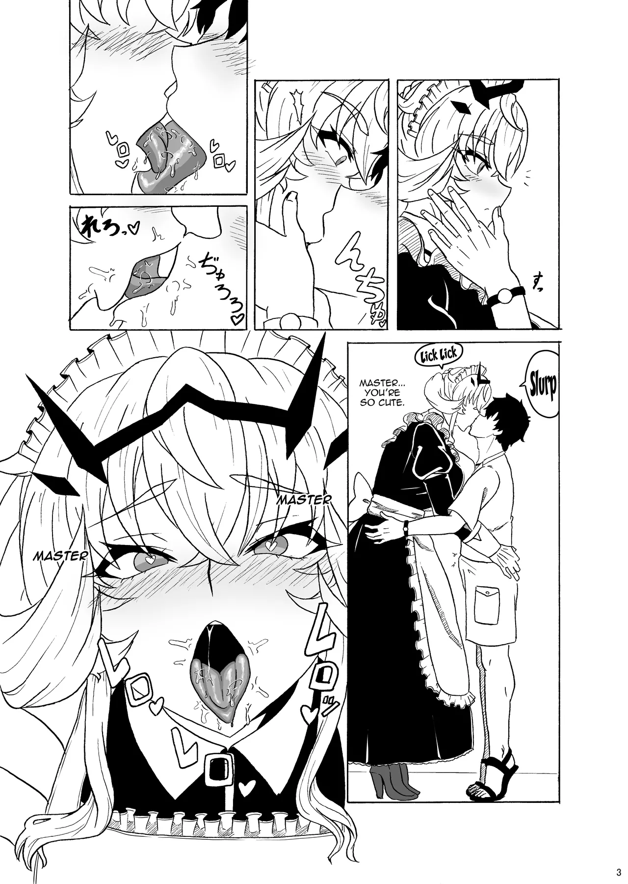 Maid Barghest to Icha Love Sex suru Hon / Having Lewd Lovey-Dovey Sex With Barghest The Maid page 4 full