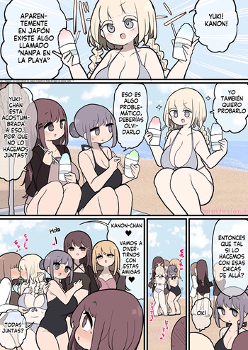 [Momomo] Futanari Ikemen Josei ni GyakuNan shite Pakorare ni Iku Onnanoko | Chicas son folladas por Lindas Futanaris en un Nanpa Reverso [Spanish] [Descensored] [Harenchi no Fansub] cover