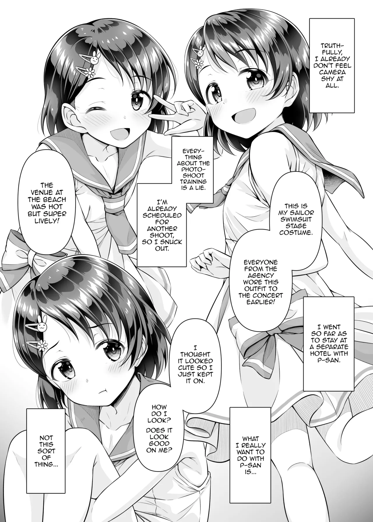 Live no Ato, Bed no Ue, Chie no Zenbu. ~Futarikiri no Satsuei Lesson~ | After the Concert, On the Bed, All of Chie. ~One-on-One Photography Lesson~ page 5 full