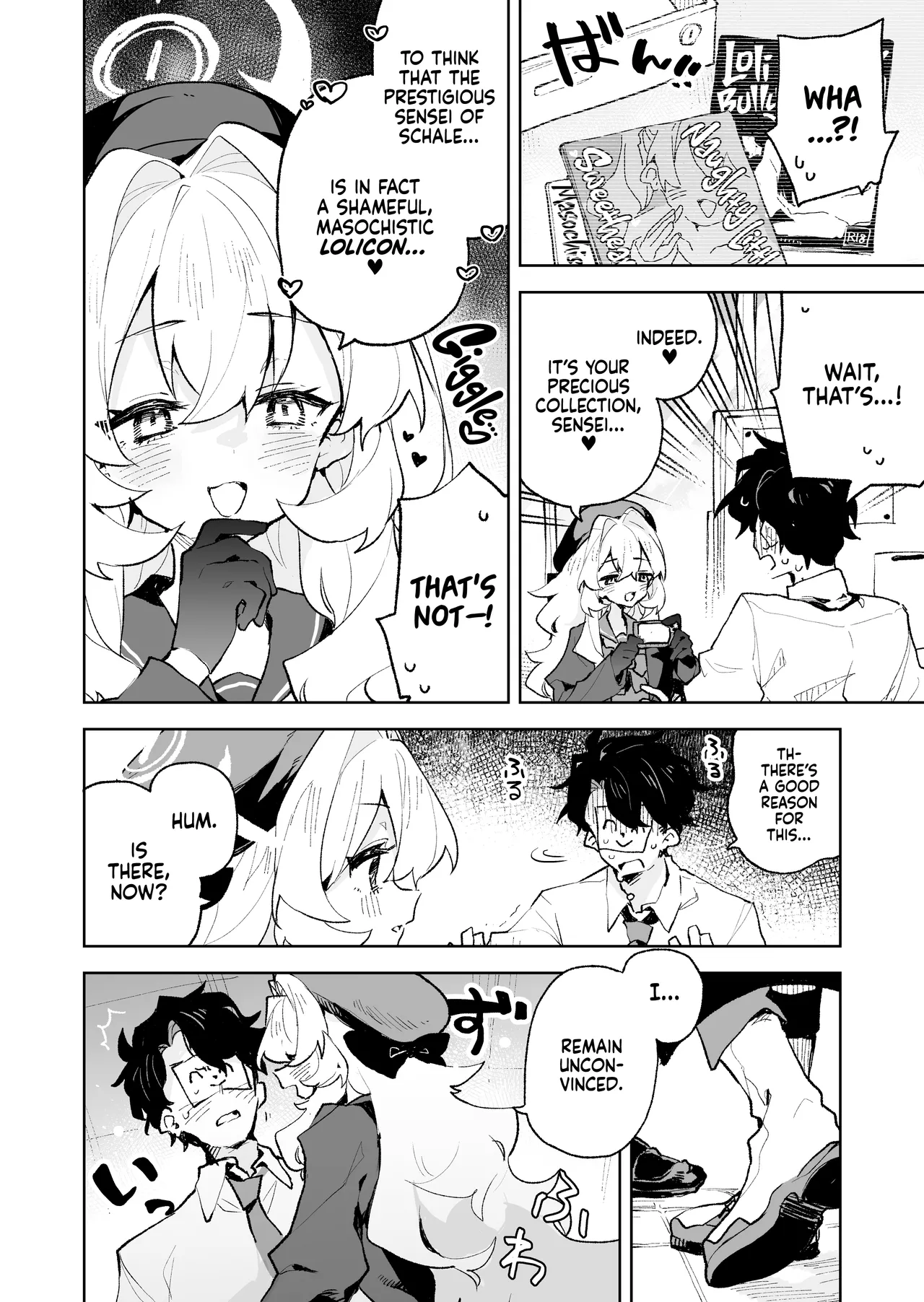 Niyaniya Kyouju no Ama Zeme Gotoki ni Makenai ga!? | I Won't Be Defeated by Professor Niyaniya's Tantalizing Temptations! page 3 full