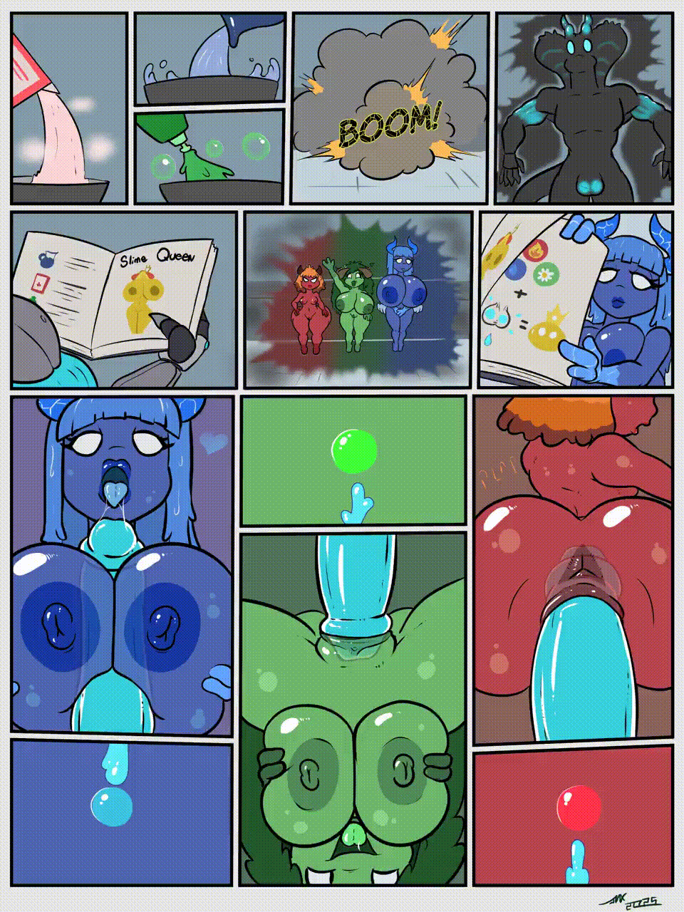 Slime Trio & Honey Queen Slime page 5 full