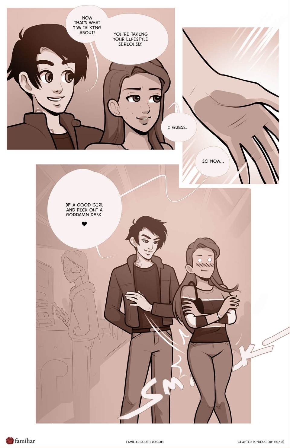 Familiar  - Act 1 - Chapter 07.5 - Desk Job page 11 full