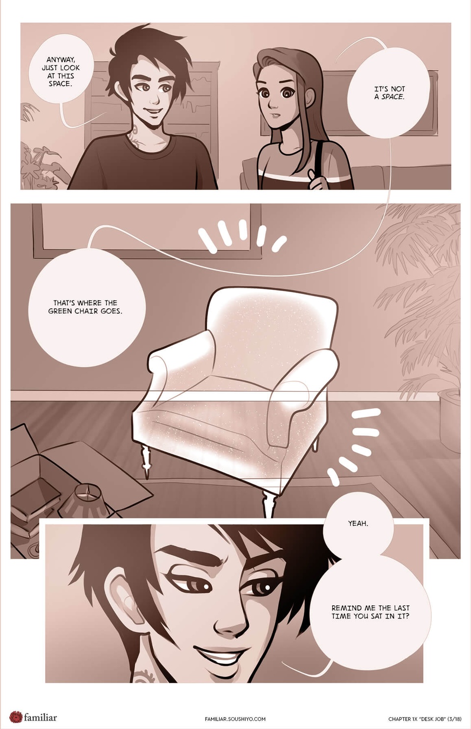 Familiar  - Act 1 - Chapter 07.5 - Desk Job page 4 full