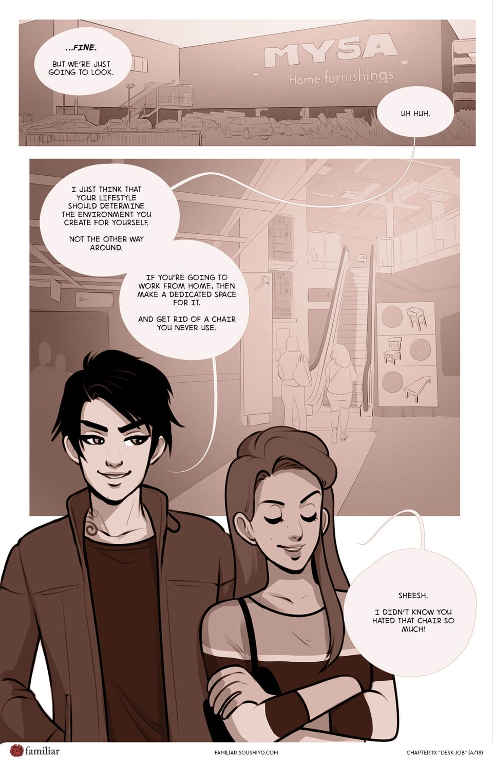 Familiar  - Act 1 - Chapter 07.5 - Desk Job page 5 full