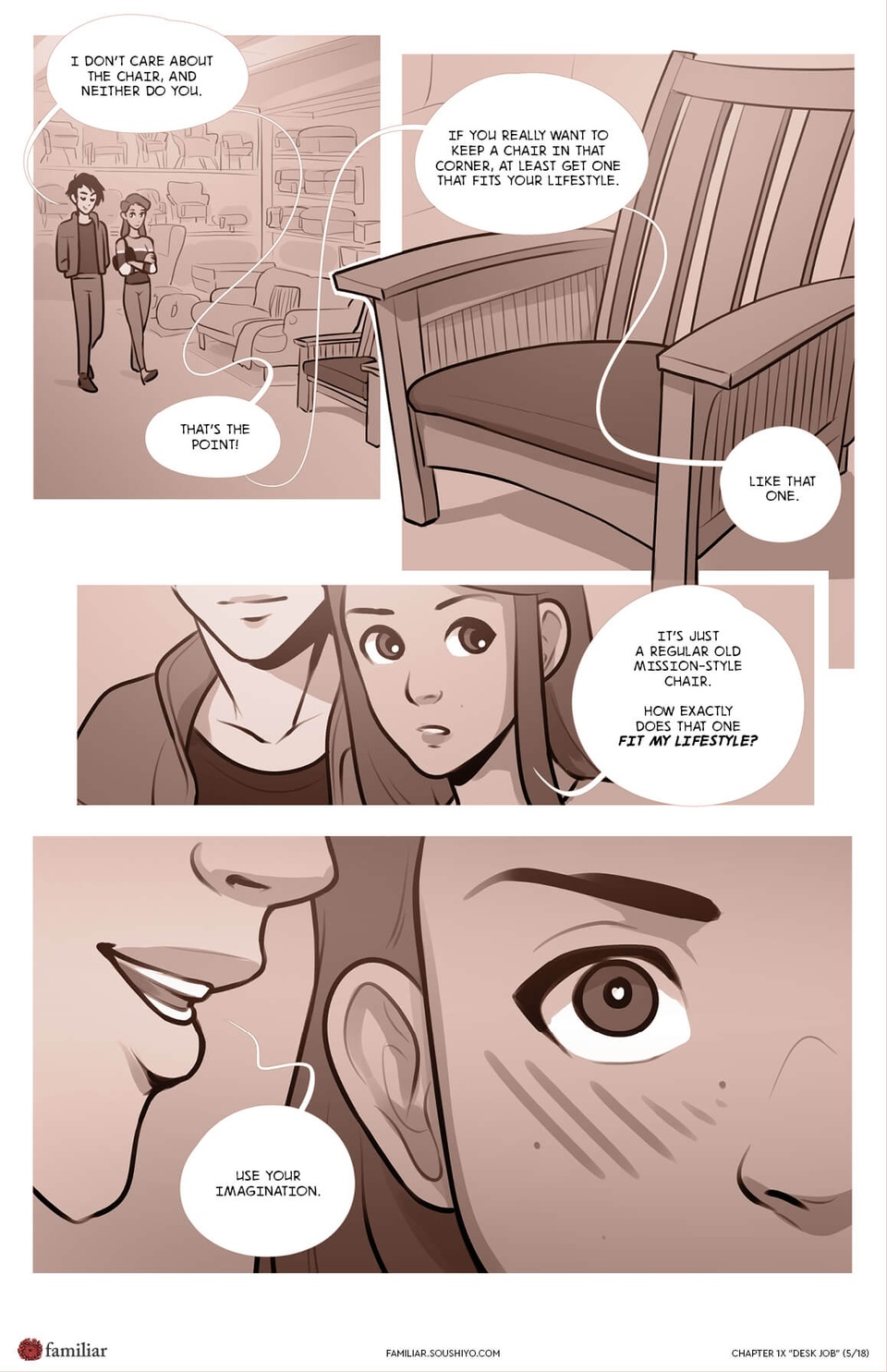 Familiar  - Act 1 - Chapter 07.5 - Desk Job page 6 full