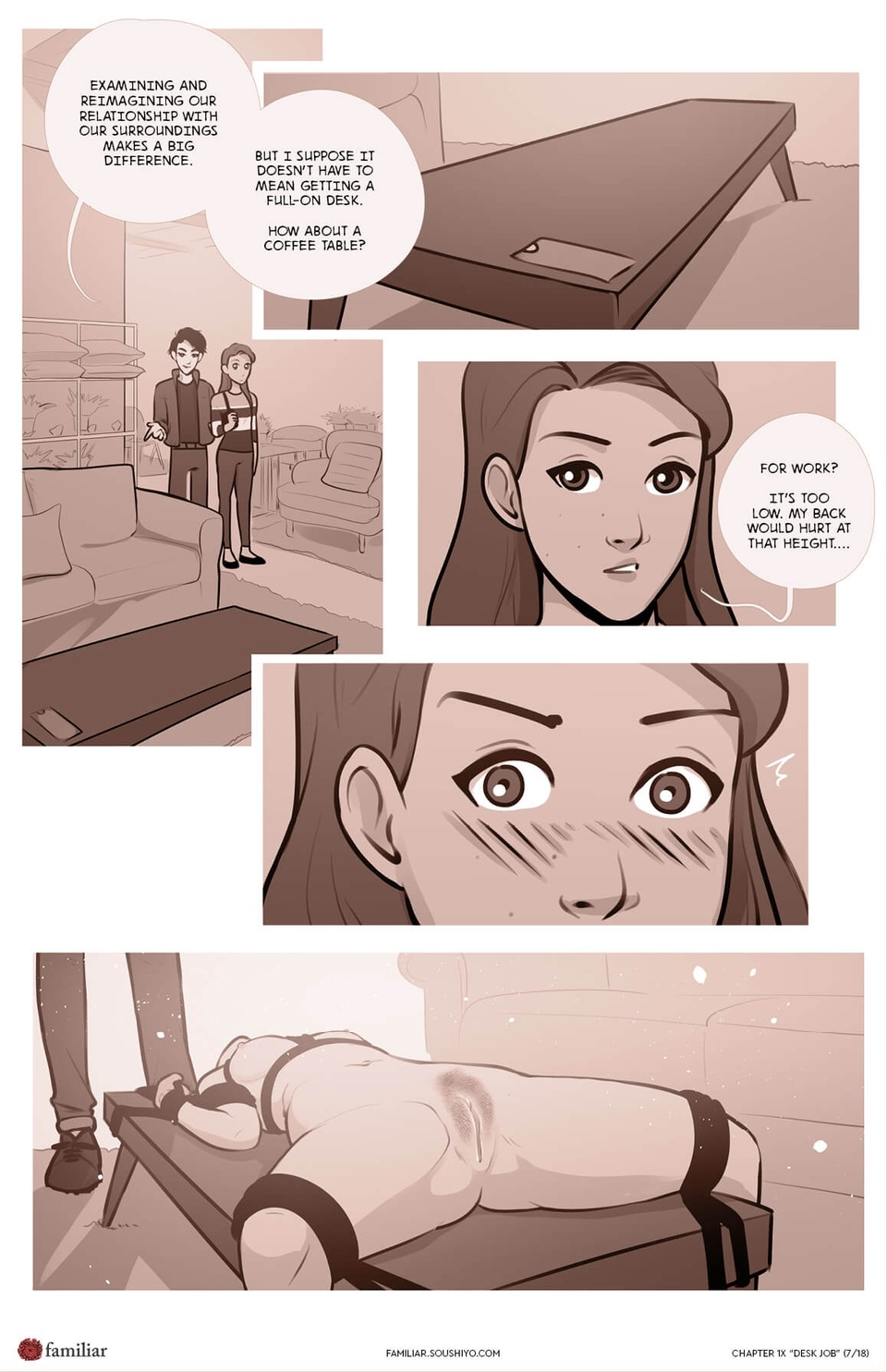Familiar  - Act 1 - Chapter 07.5 - Desk Job page 8 full