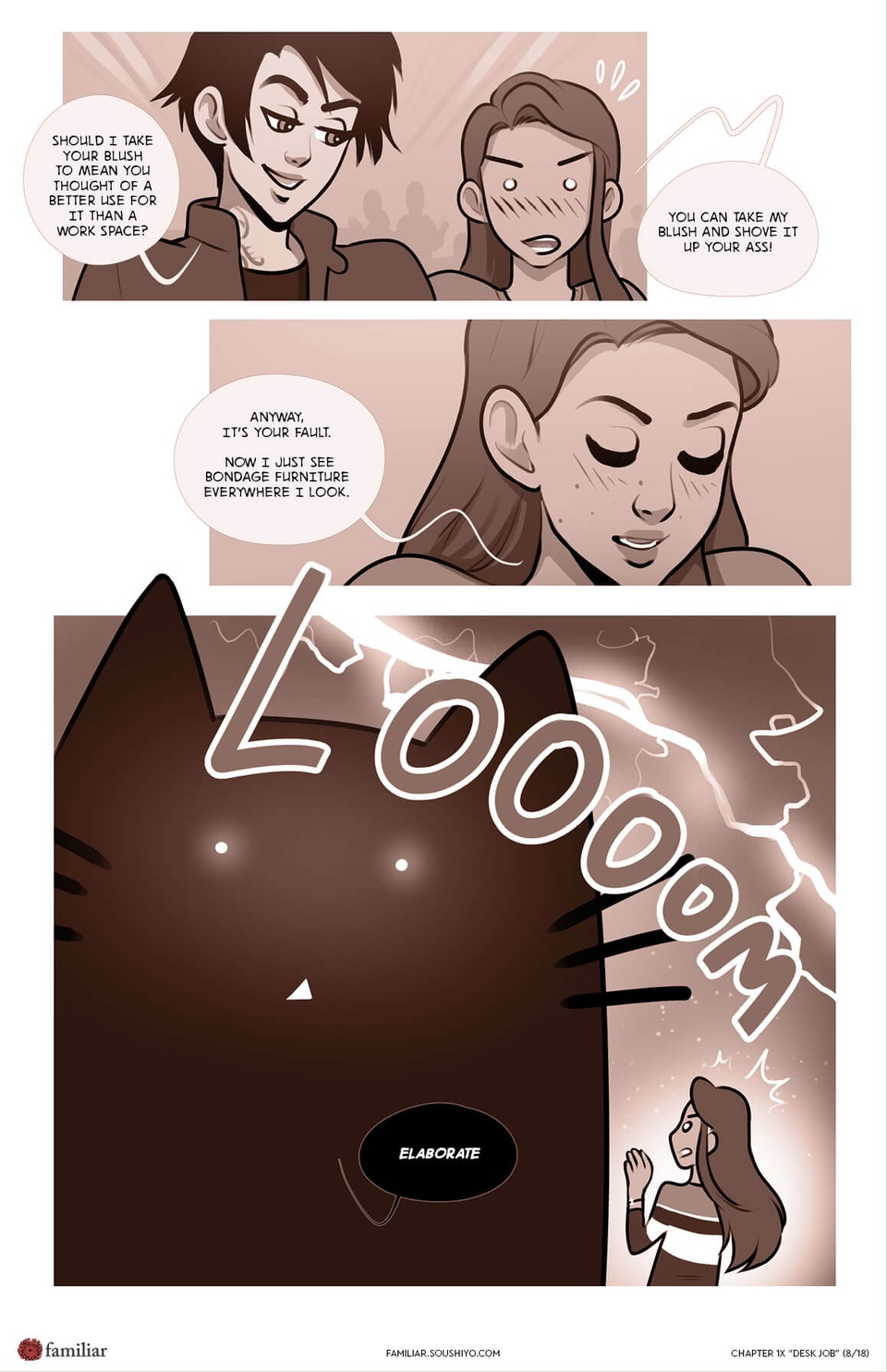 Familiar  - Act 1 - Chapter 07.5 - Desk Job page 9 full