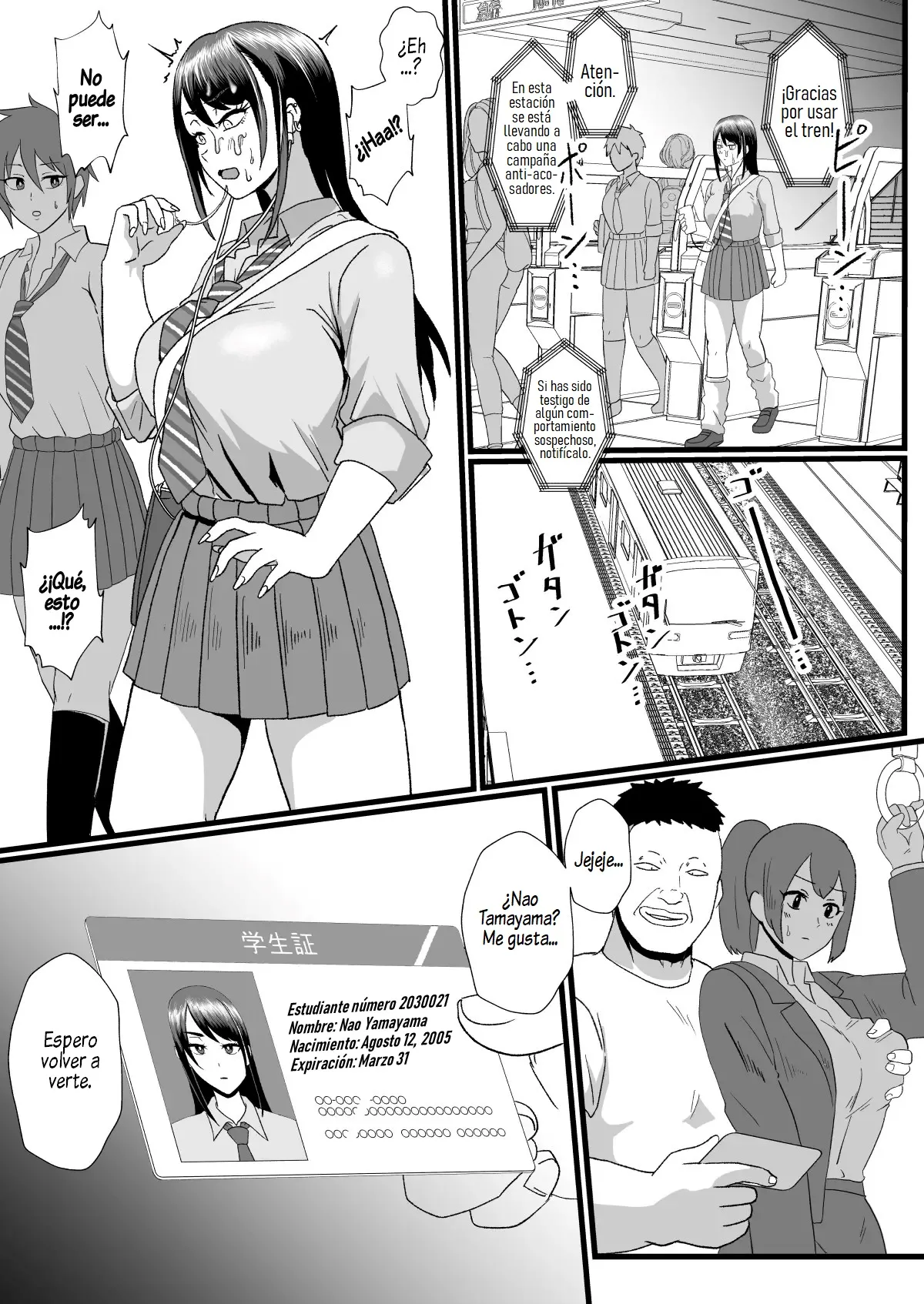 Tsuugaku Densha ni Arawareta Ninshiki Kaihen Oji-san | El hombre que Alteraró la Percepción y Apareció en el Tren Escolar page 12 full