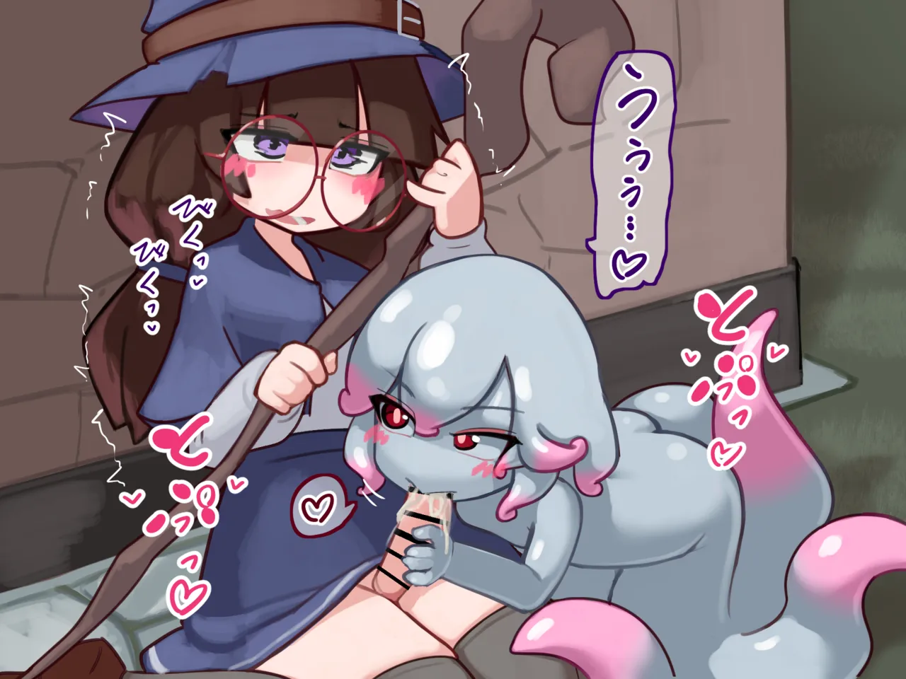 ふたなり魔女見習いがスキュラ娘と爛れた生活を送る話 page 10 full