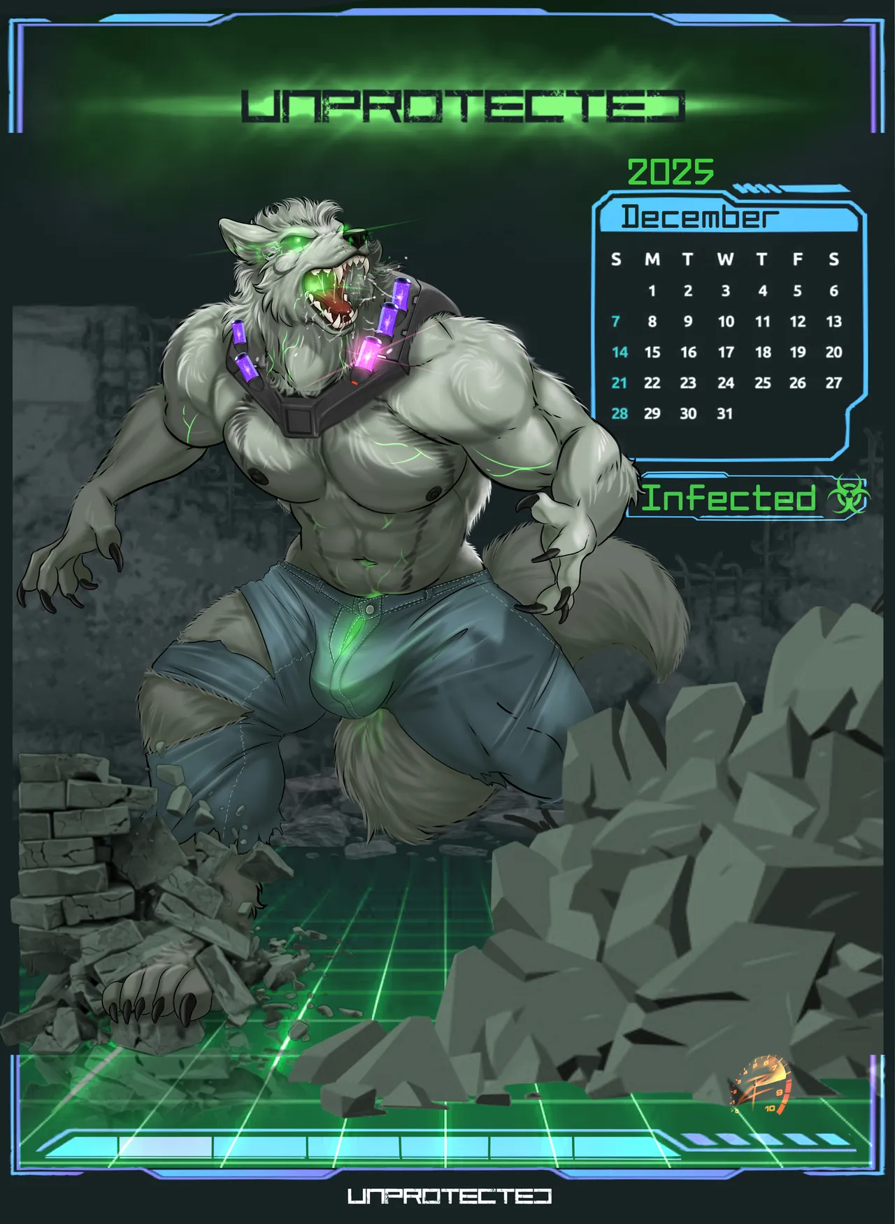 2025 Unprotected Calendar page 12 full