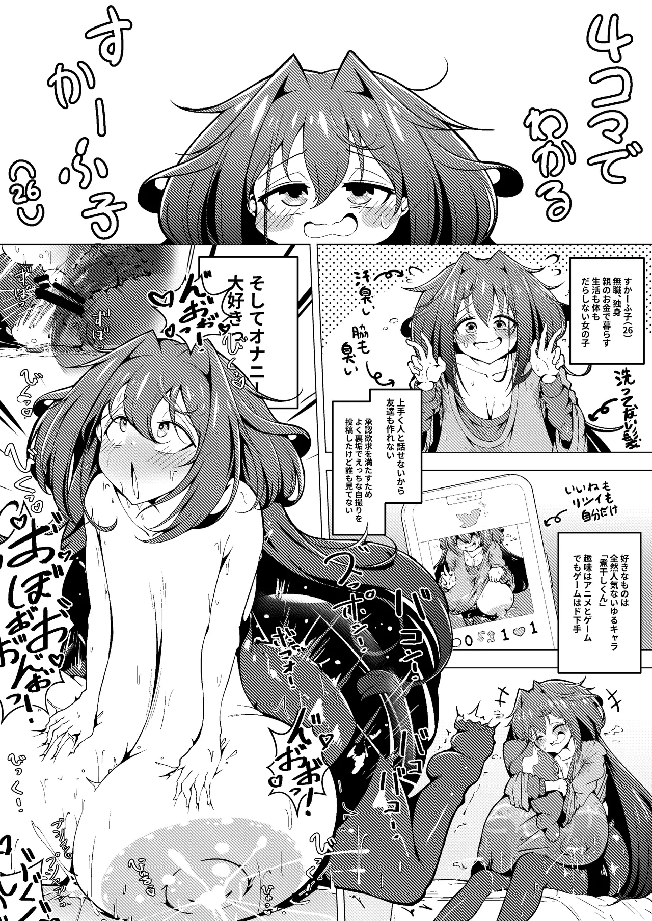 Onanie Daisuki Scafko-chan page 3 full