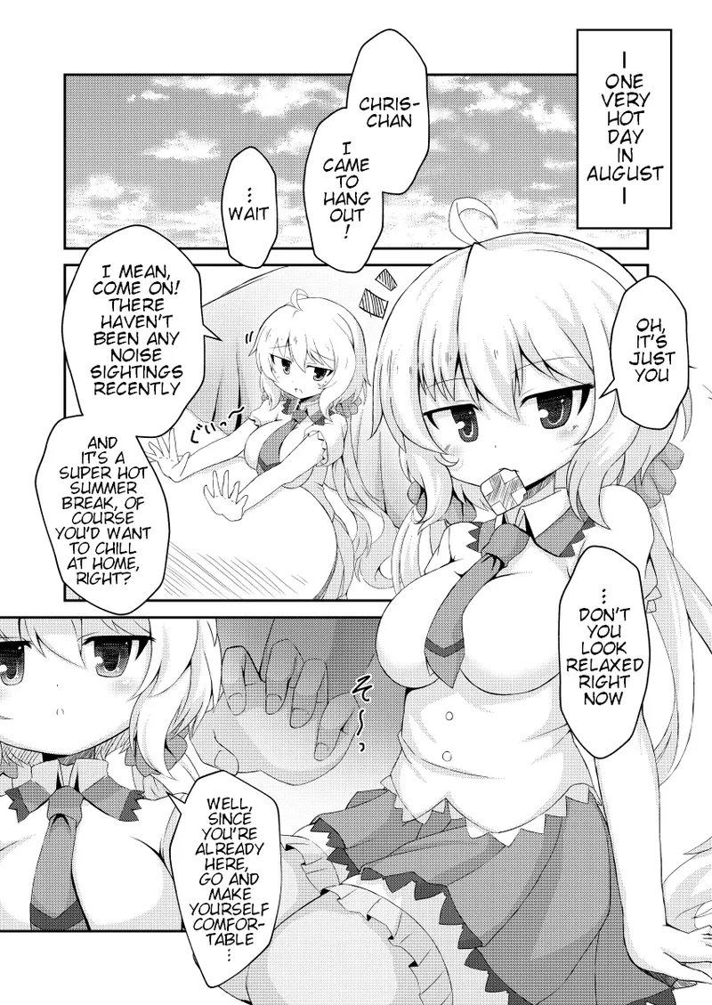 Chris-chan to Souiu Koto o Ie de Suru Hon page 2 full