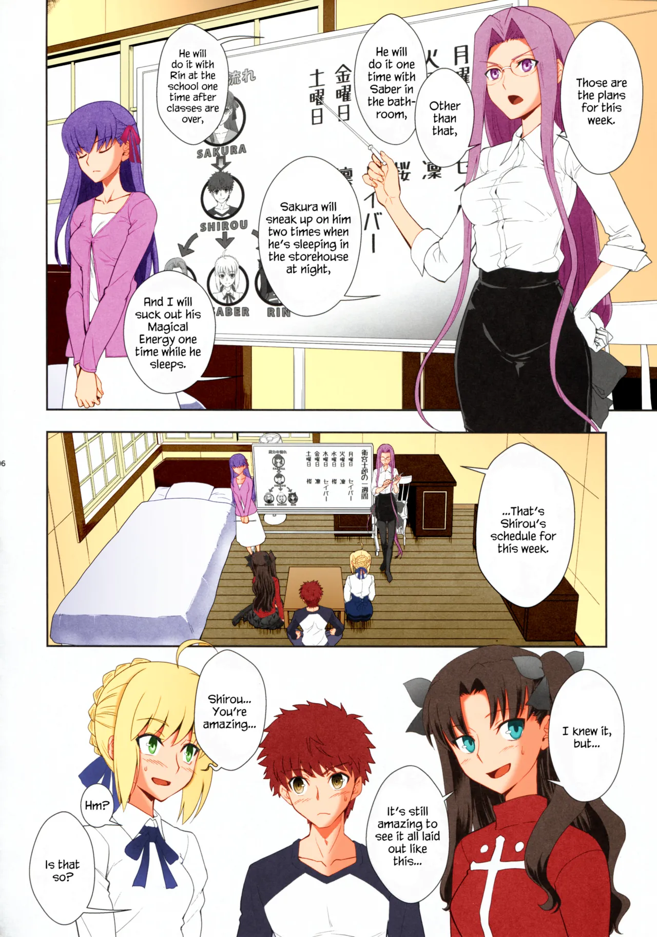 Emiya Shirou no Isshuukan page 6 full