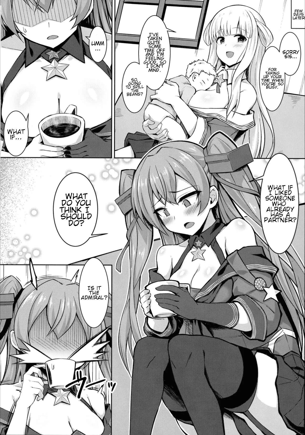 Sankyuu-chuu no Fletcher ni Johnston ga Kuwawatte Futari de Aka-chan o Ninshin suru Hon page 4 full