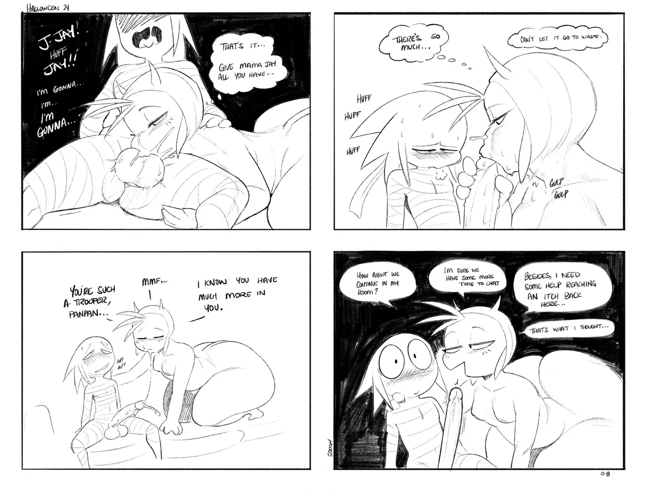 Panpan's Halloween page 8 full