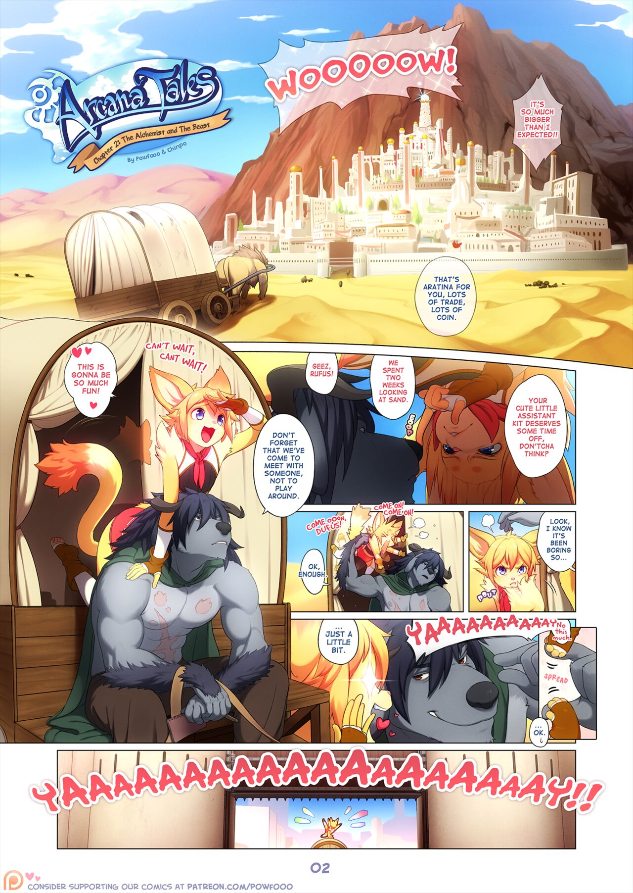 Arcana Tales Chapter 2: The Alchemist and The Beast page 2 full