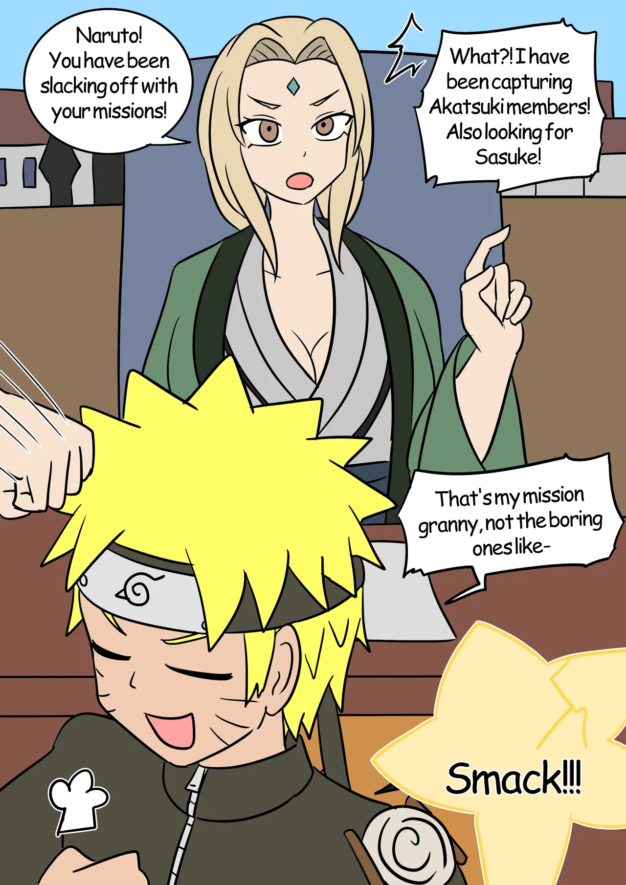 Naruto's Hokage Promotion page 1 full