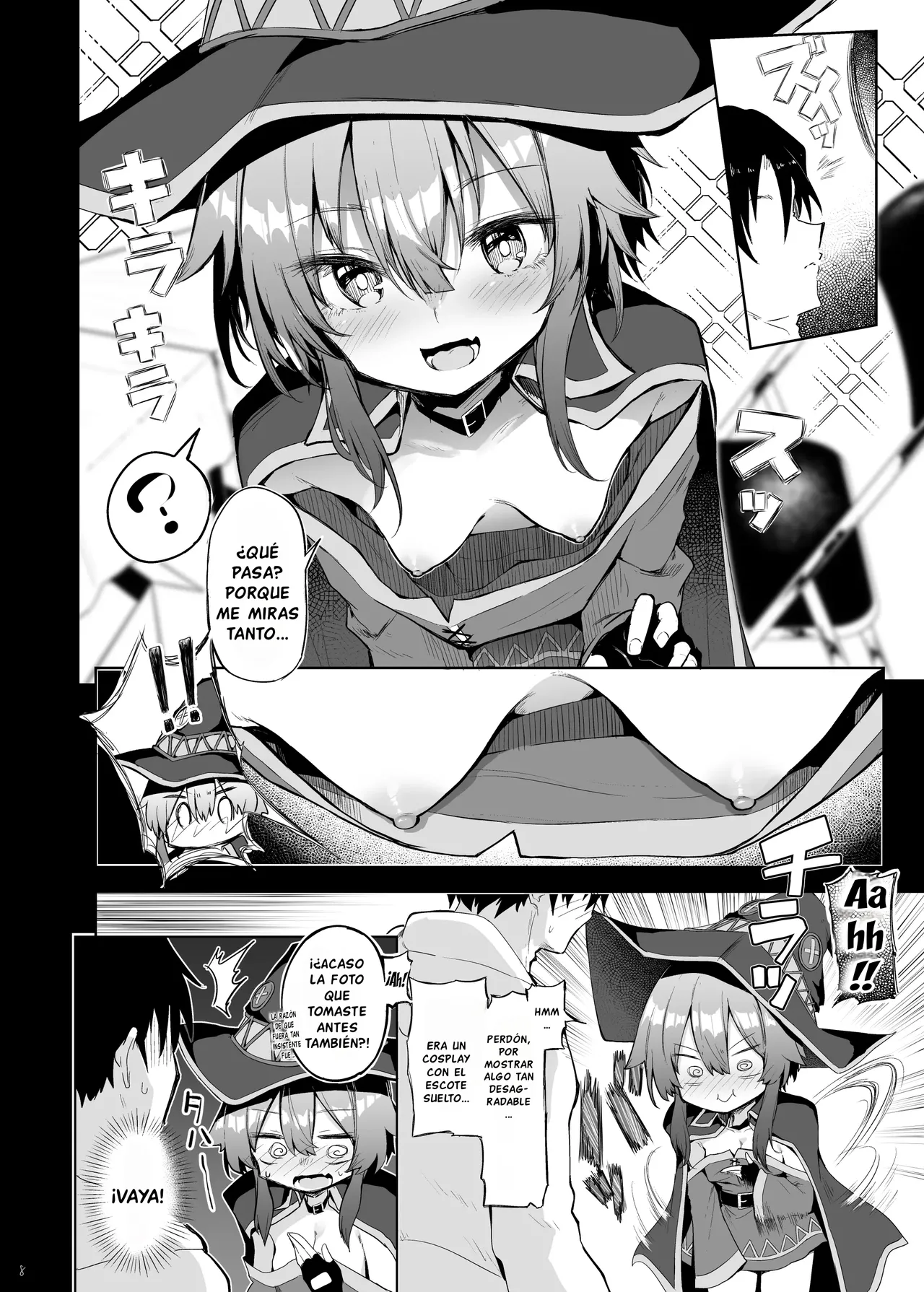 Megumin Cosplayer to Off-Pako Gokko | Un Encuentro Sexual Offline Fingido con una Cosplayer de Megumin page 8 full