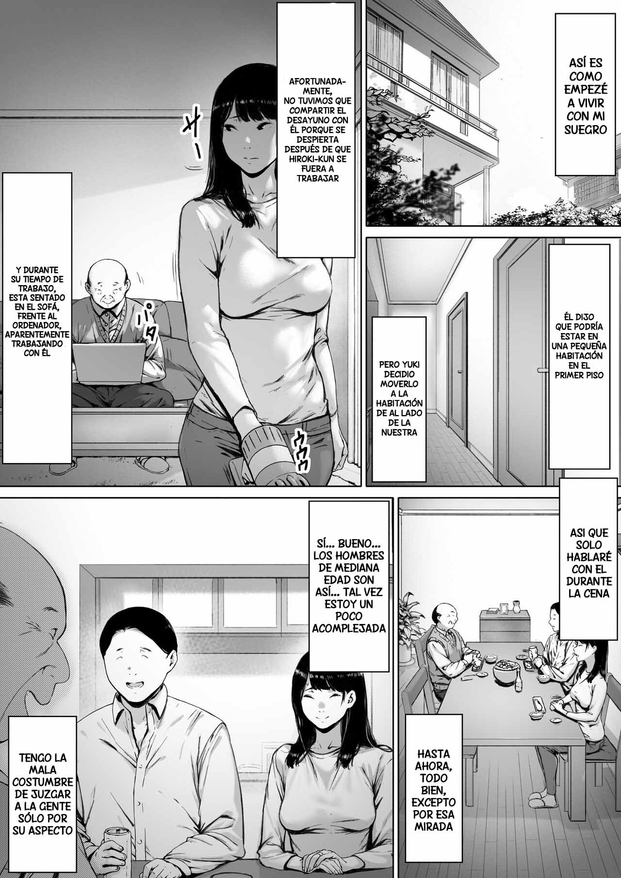 Gifu To Doukyou Suru Ni Natta Shiawase Na Shinkon Seikatsu O Okuro Hazu Datta No Ni | Se Suponía que Yo Vivía la Feliz Vida de Recién Casada, Pero Terminé... Siendo Violada por mi Suegro. page 12 full