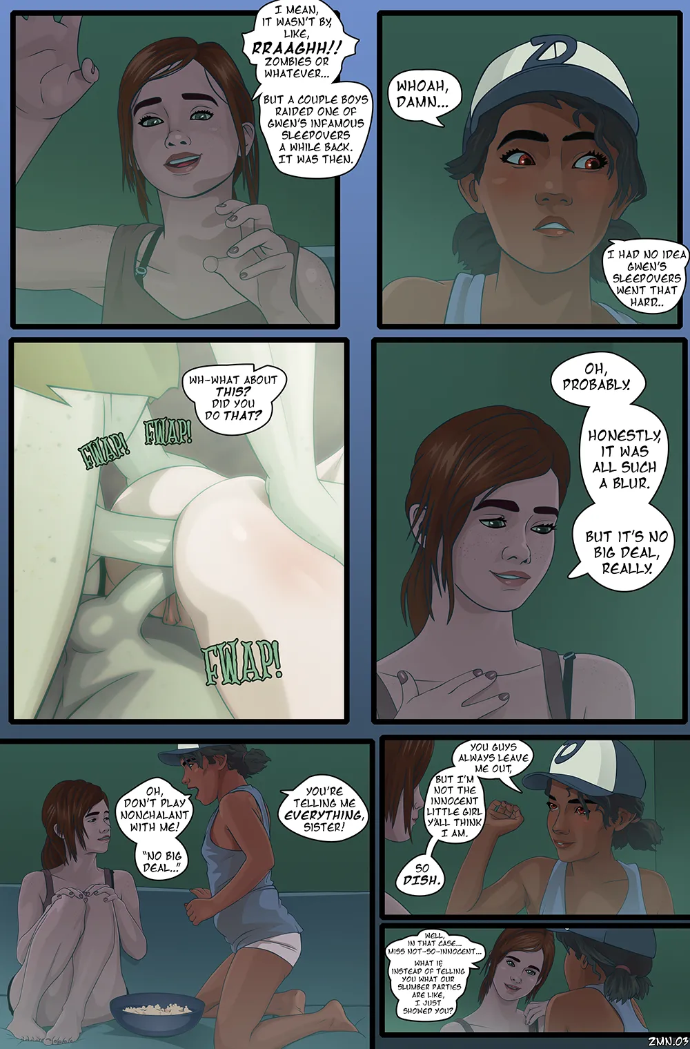 Zombie Movie Night page 3 full