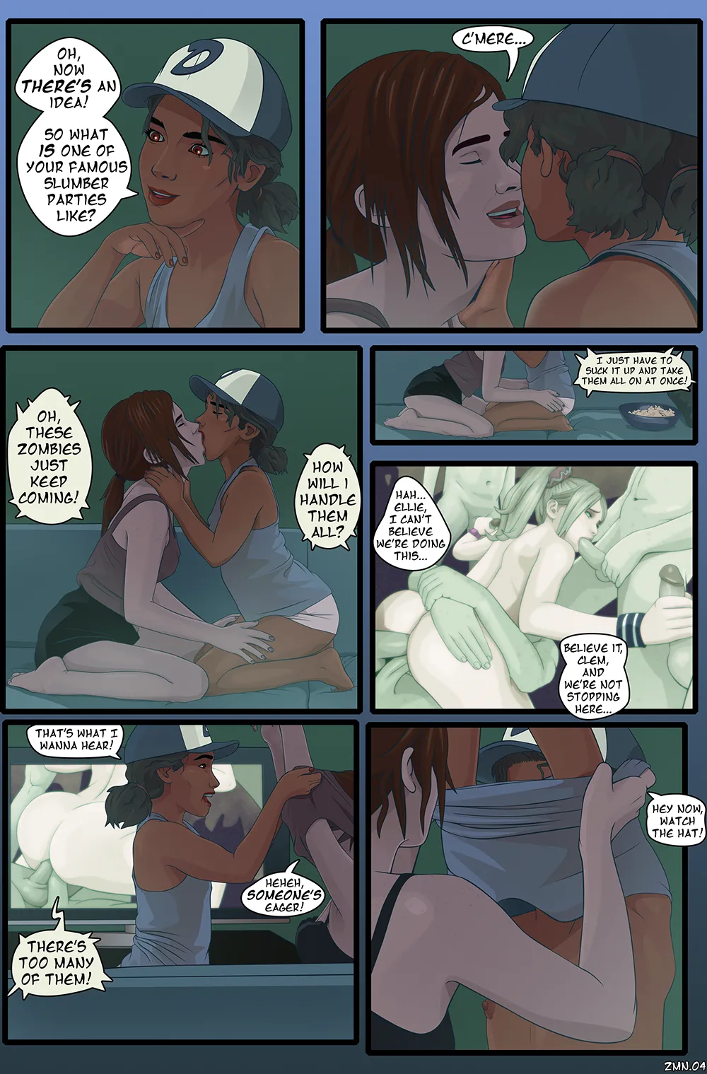 Zombie Movie Night page 4 full