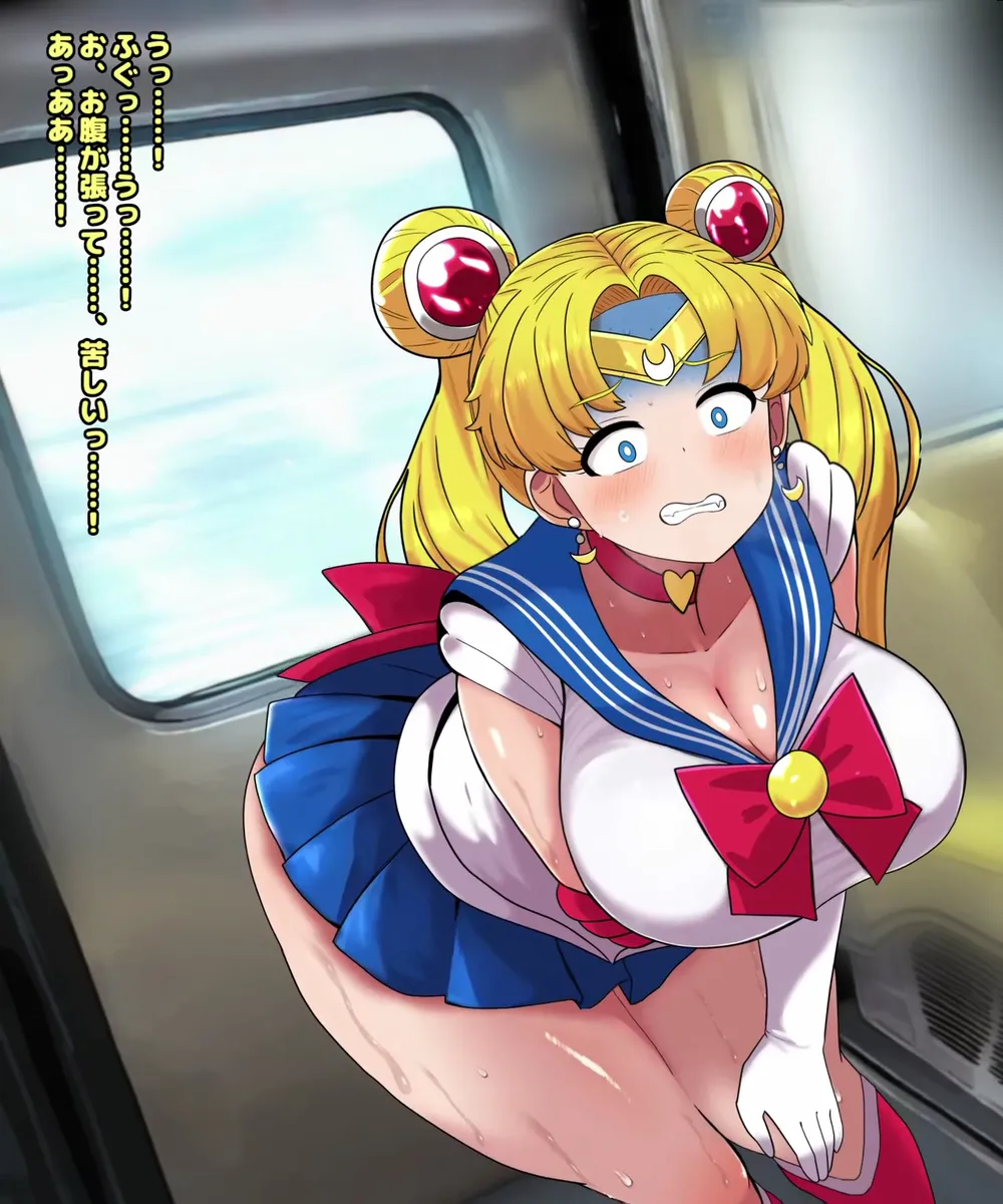 セーラームー●電車便意我慢 page 12 full