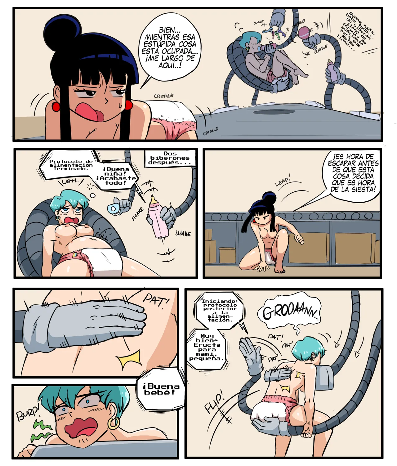DBZ Moms Vs. The Diaper Machine page 12 full