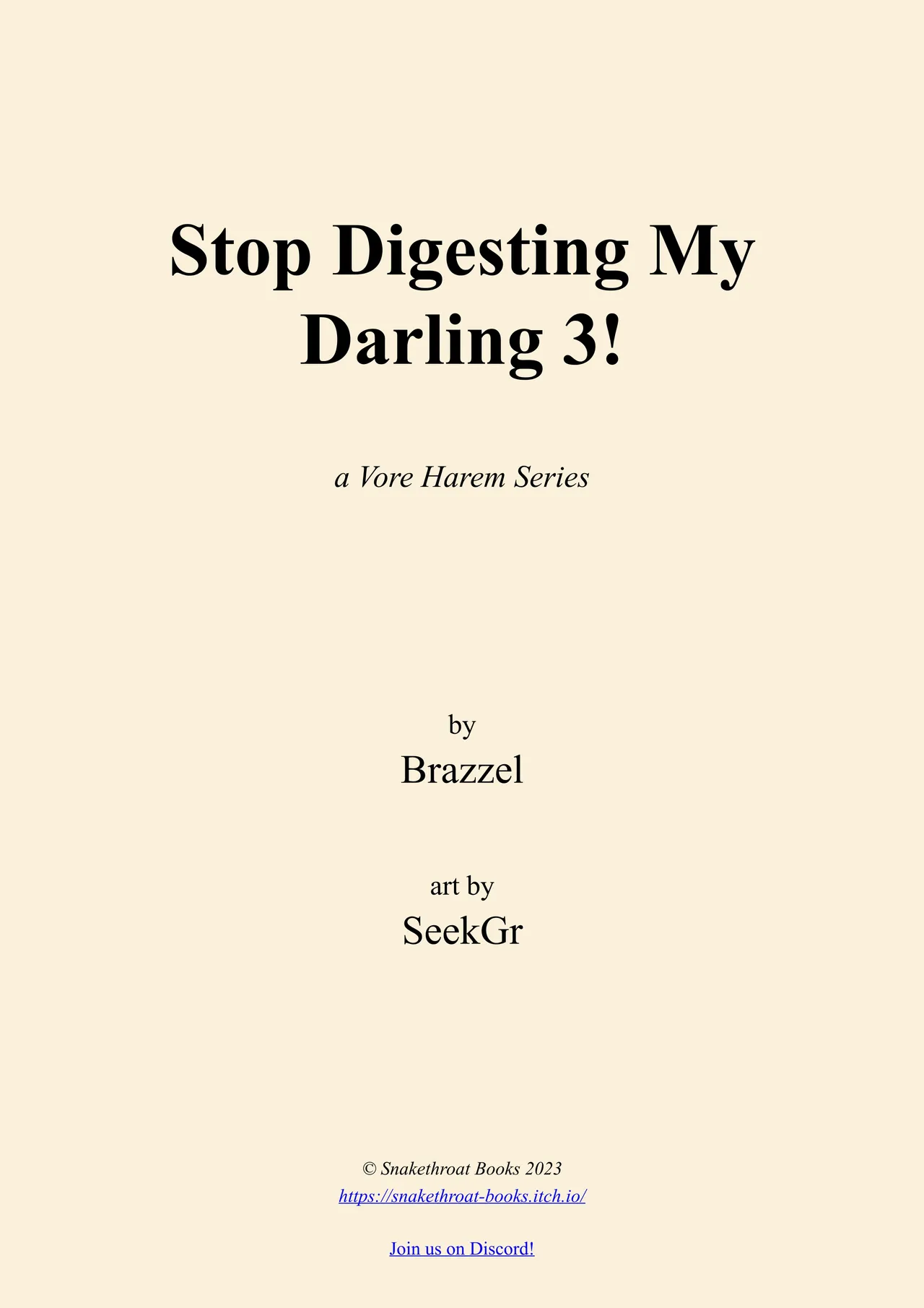 Stop Digesting my Darling 3 page 2 full