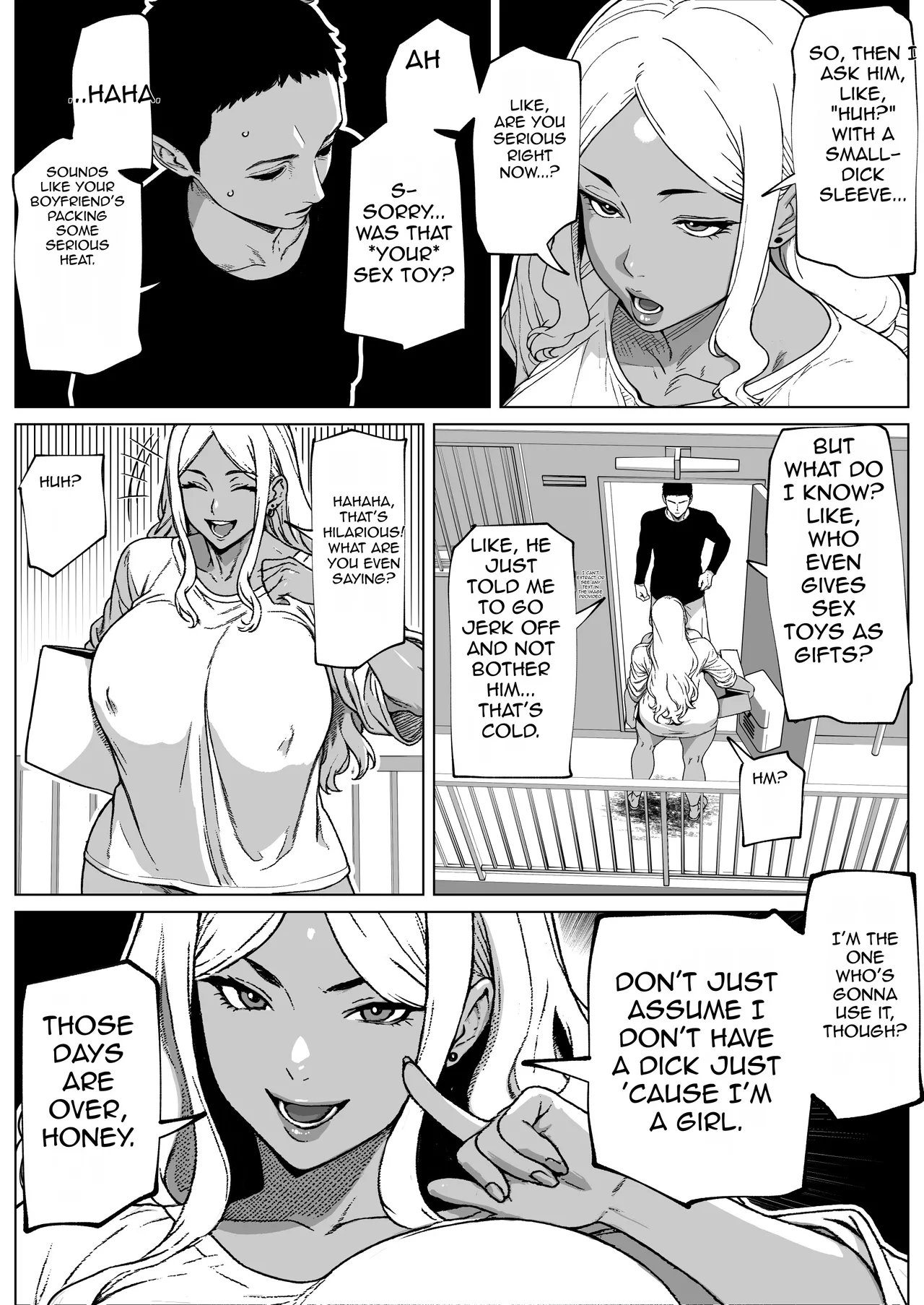 My Neighbor is a Futa Gyaru Gal! page 4 full